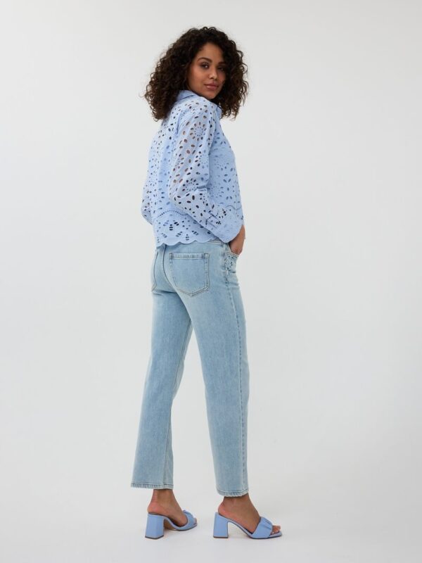 ESQUALO EMBROIDERY JEANS