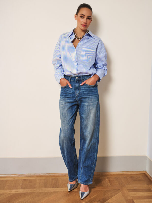 ESQUALO BARREL FIT JEANS