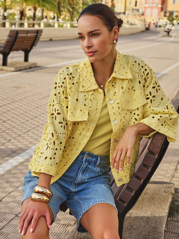 ESQUALO JACKET BRODERIE ANGLAISE