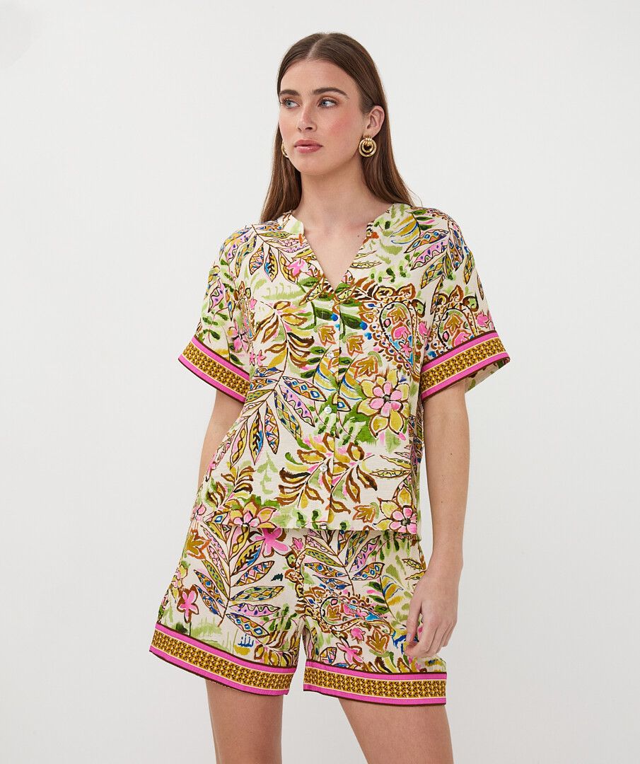 ESQUALO ΜΠΛΟΥΖΑ JUNGLE PRINT - Image 3