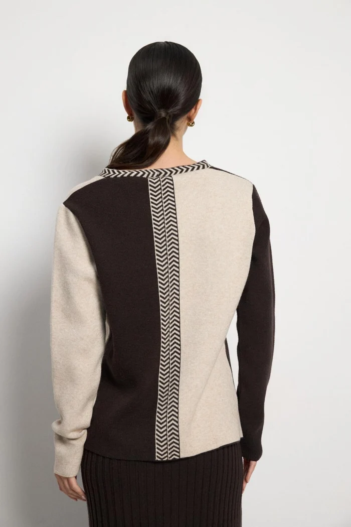 TINTA ΠΟΥΛΟΒΕΡ ΜΕ V NECK - Image 4